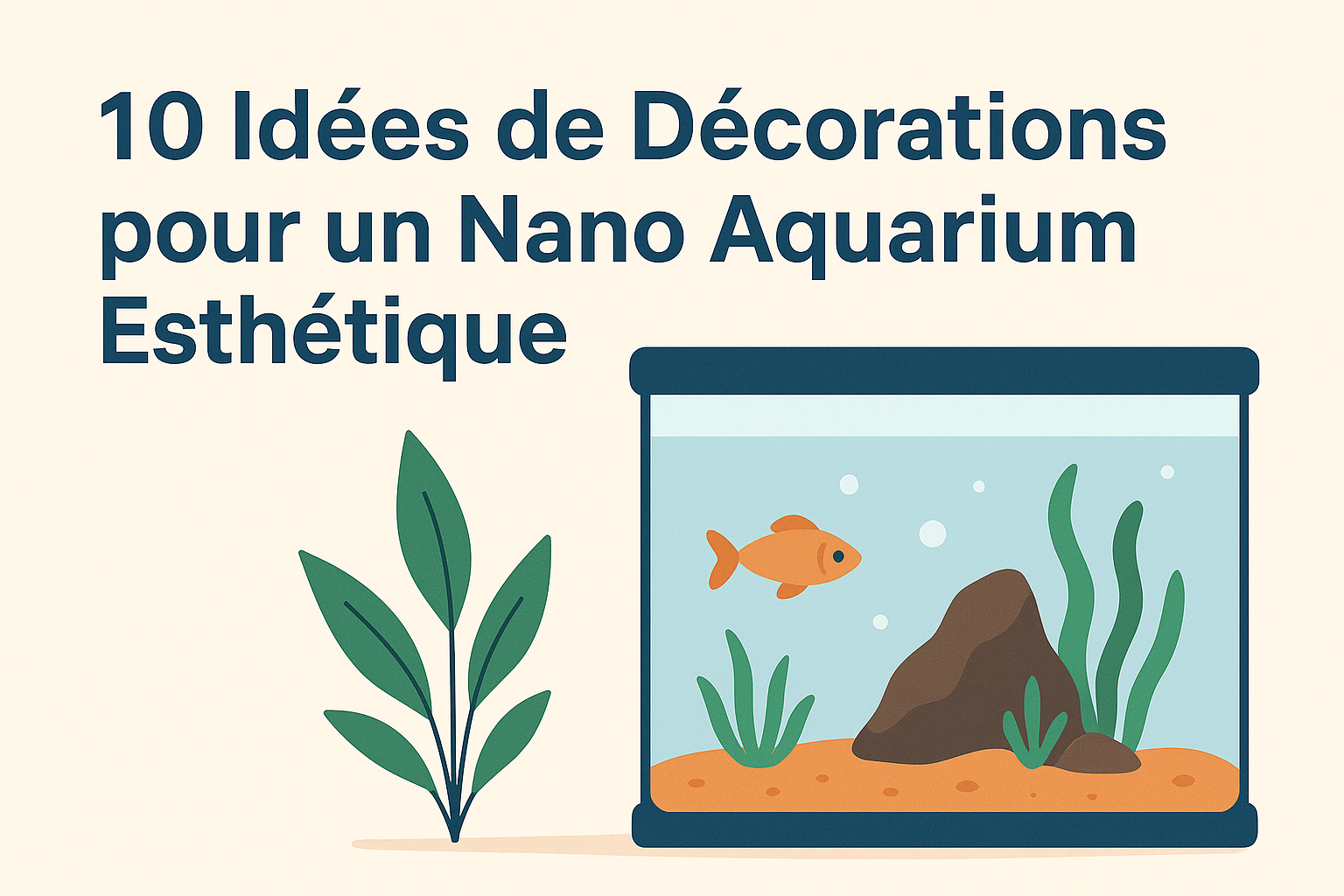 10 Idées de Décorations pour un Nano Aquarium Esthétique