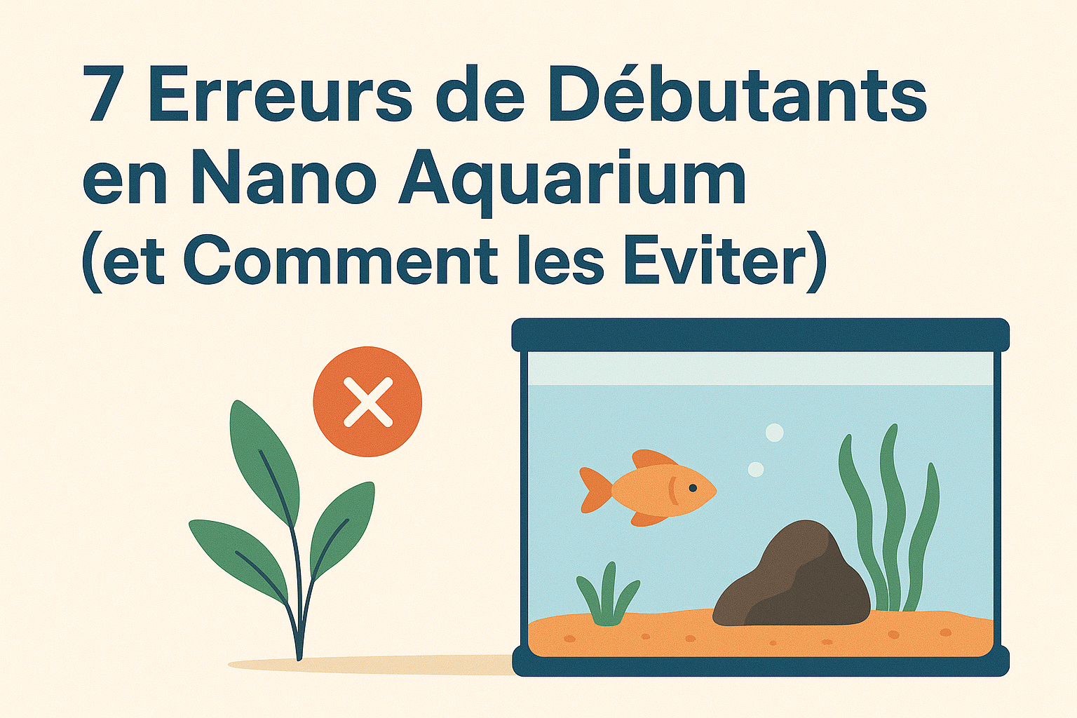 7 Erreurs de Débutants en Nano Aquarium (et Comment les Éviter)