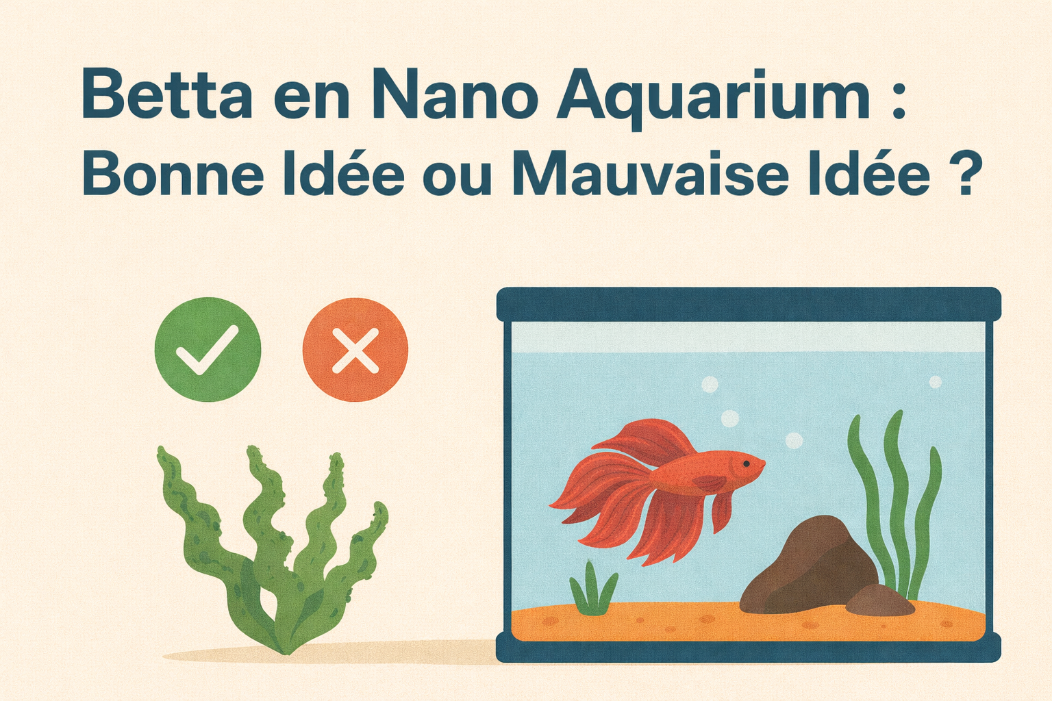 Betta en Nano Aquarium : Bonne Idée ou Mauvaise Idée ?