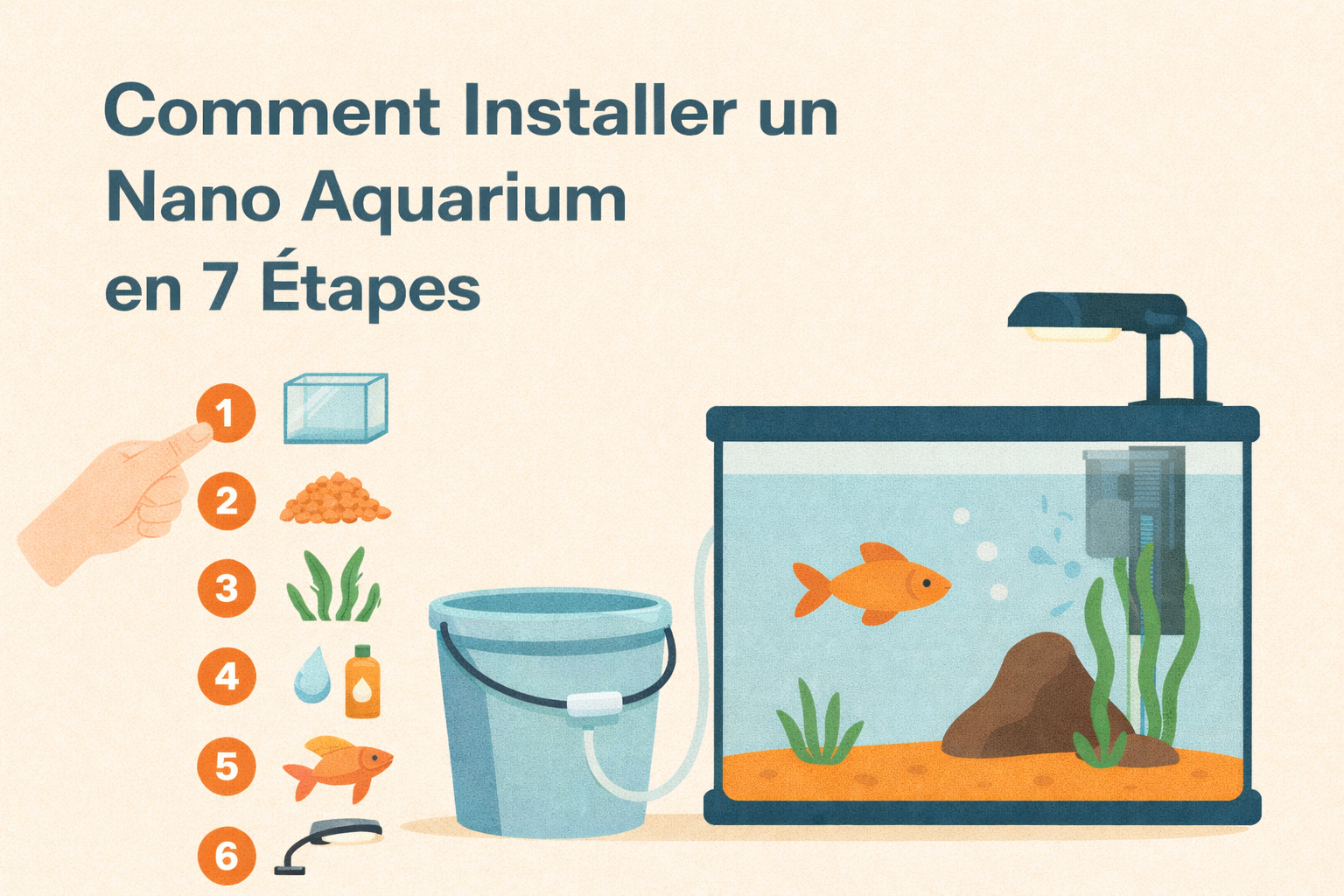 Comment Installer un Nano Aquarium en 7 Étapes